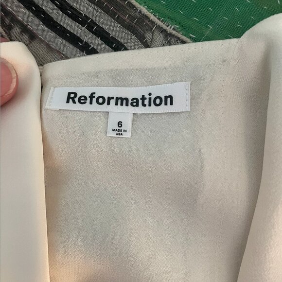 Reformation Payton Satin Wedding Dress - Picture 6 of 13